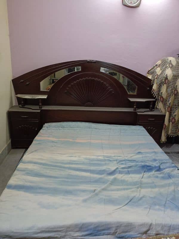 comfortable double bed for sale 1