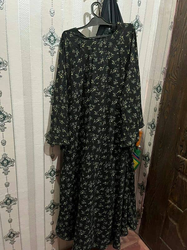 shafon double sided abaya with stoler 0