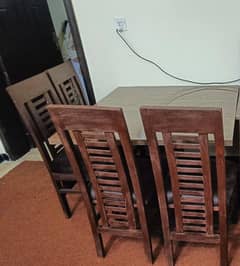 Dining table and 4 x  chairs