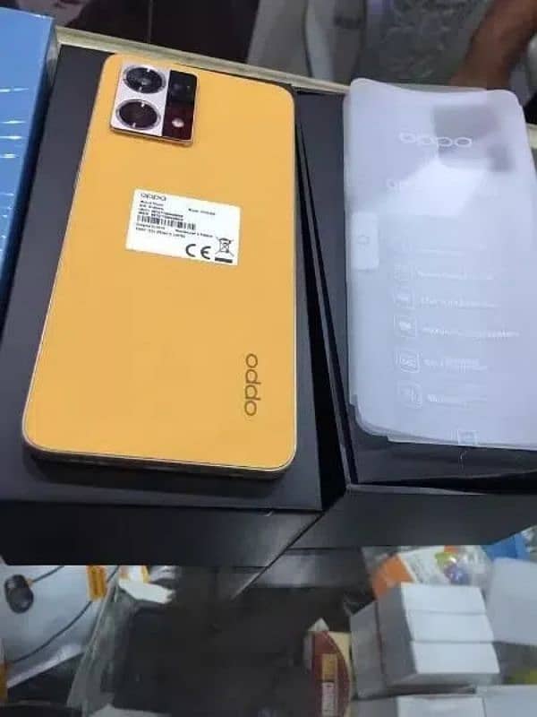 oppo f21 pro 4G 8+128 with box charge 0