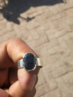 Afghani blue Neelam/sapphire stone gemstone Ring for sale