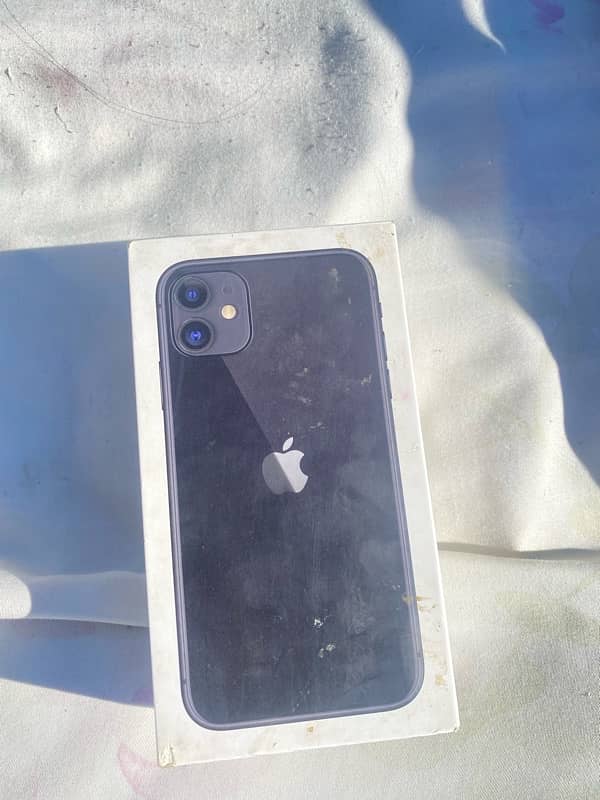 iPhone 11 with box (Sim working) 4