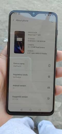 OnePlus 6t 8.128