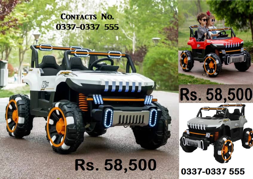 Kids Electric Jeep 0337-0337 555 Kids Car Baby Car & Jeep imported ite 6