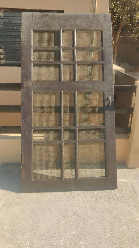 2 Wooden Doors for sale 0