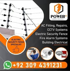 Electric fence security system