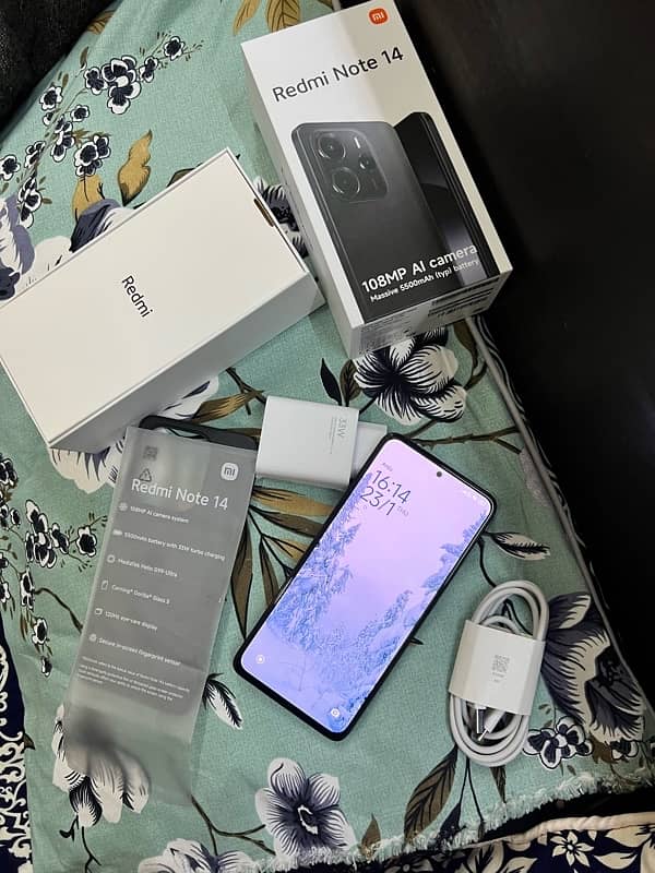 Mi Note 14  256gb new just open box 5