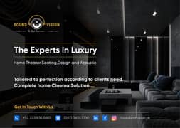 Experts In Home Cinema Installtion | Design | Seating | Acouctic