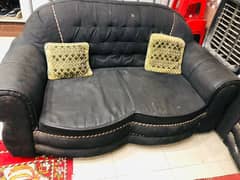 black sofa set 6 seater without cusions