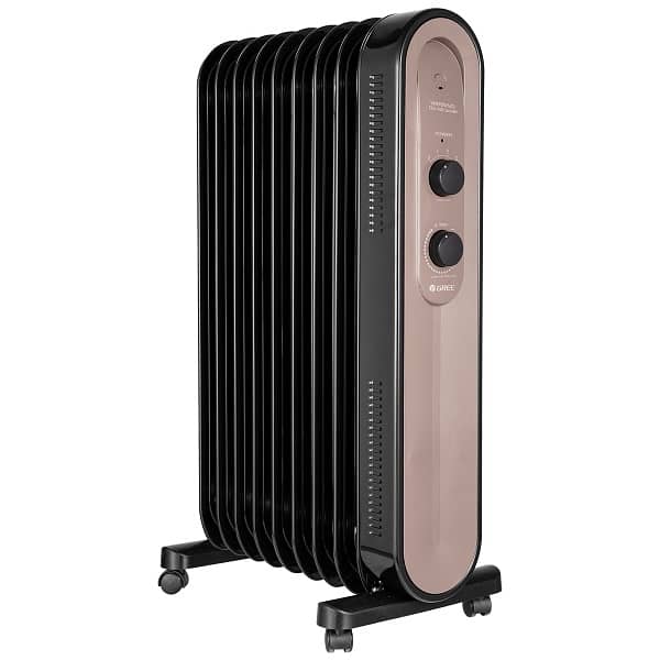 Gree GEH18-2200C Oil Radiator Heater 11 Fins 2200W Black 0