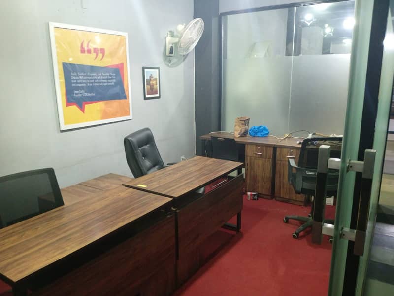 Furnished Office For Rent In Johar Town For Office (Call Center + Software House + Marketing Office And Other Setup As You Want) 13