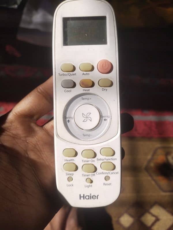 Haier ac remote 0