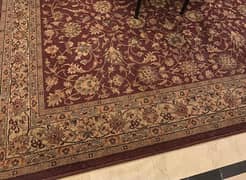 machine made imported thick carpet maroon printed