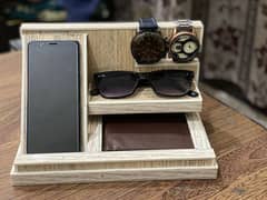 wooden Mobile Stand and other things holder