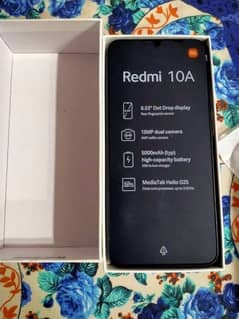 Redmi 10a Complete Box Official Pta Approved dual sim