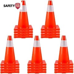 Safety Plastics Parking Cone Stopper , Best Price In Pakistan.