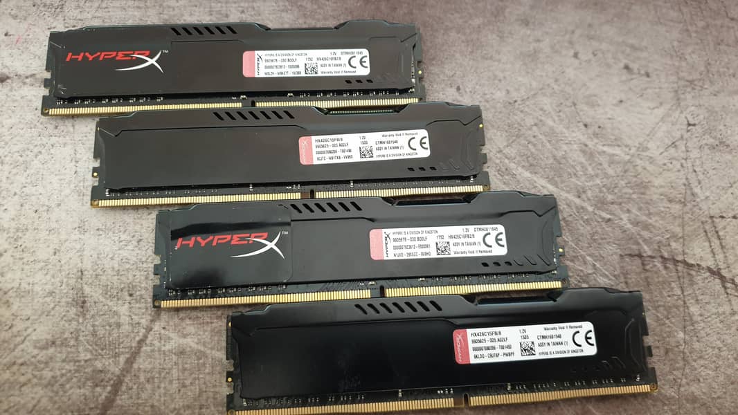 Original HyperX Fury 8GB 3200MHz DDR4 Desktop Ram 2