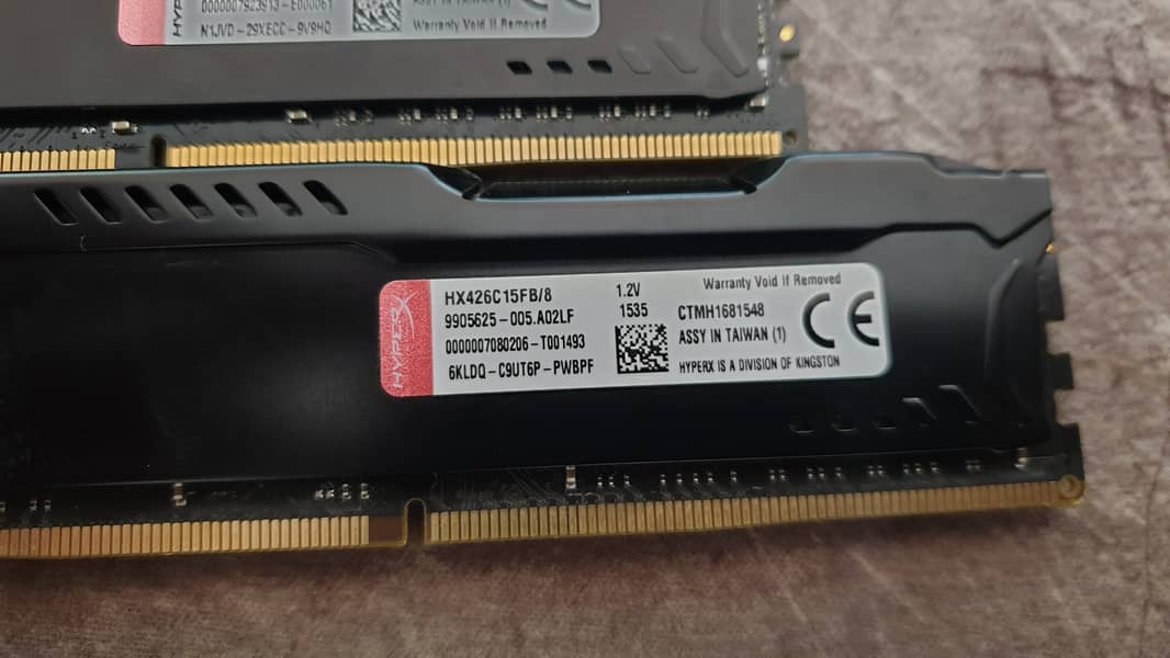 Original HyperX Fury 8GB 3200MHz DDR4 Desktop Ram 3