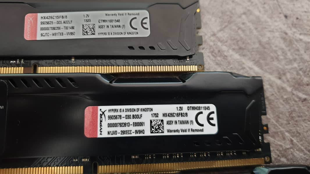 Original HyperX Fury 8GB 3200MHz DDR4 Desktop Ram 6