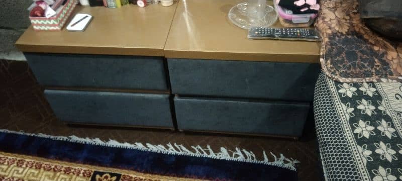 Urgent Sale(Double bed with storage box ) 2