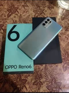 Oppo Reno 6 with all assories