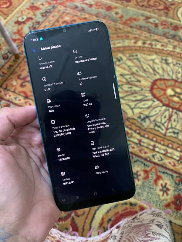 realme c3 pta official approved ,3/32,All ok 5