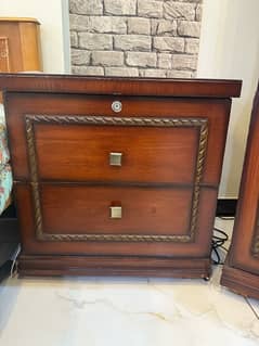 Bedside tables , huge drawer with locks and key