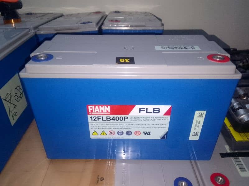 12V 105ah dry batteries Model FIAM 2