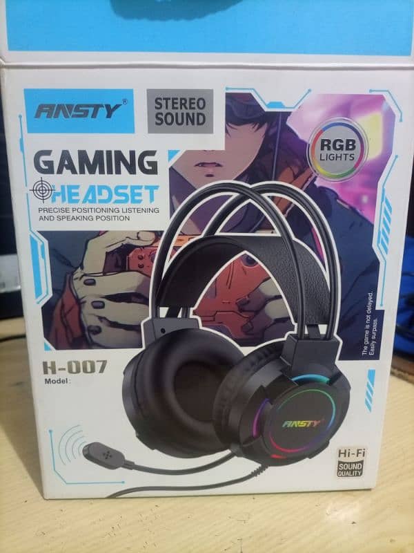 Ansty gaming headset Stero Sound Noice cancellation 0