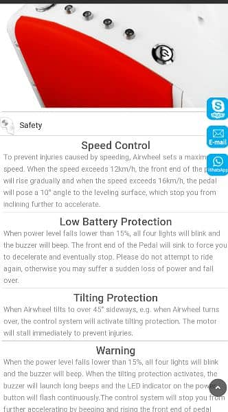 Electric unicycle airwheel x6 3