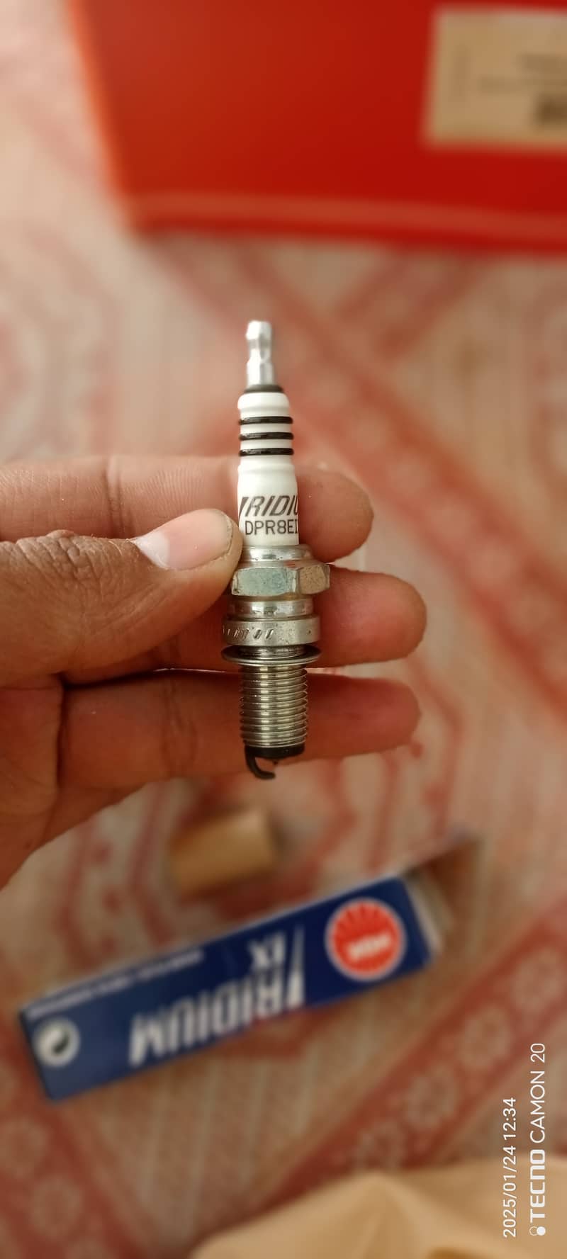 Irridium spark plug for cg125 5