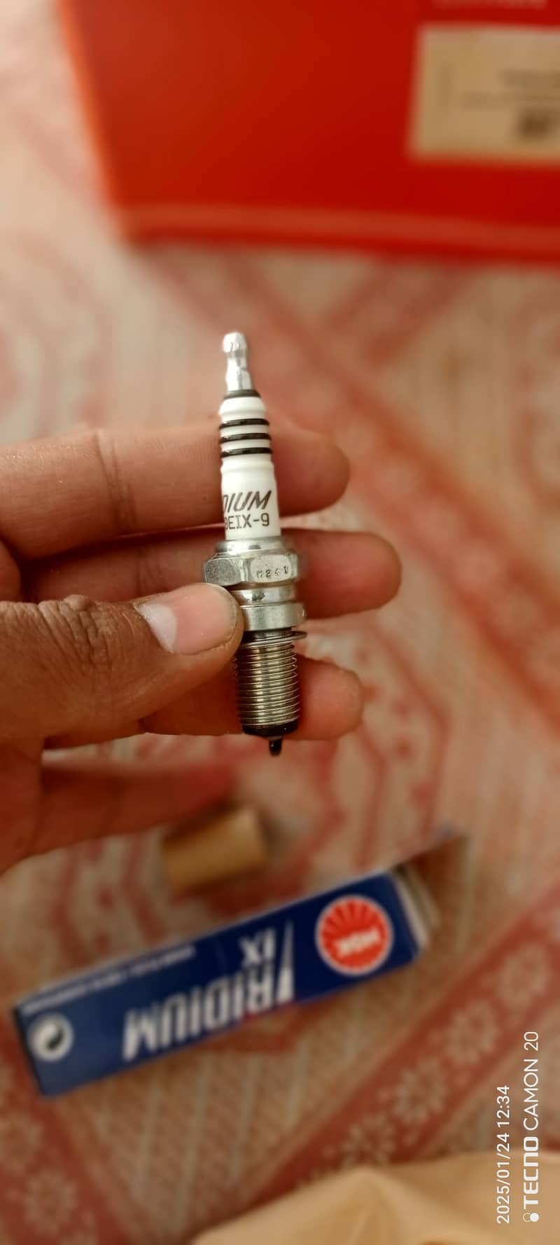 Irridium spark plug for cg125 6