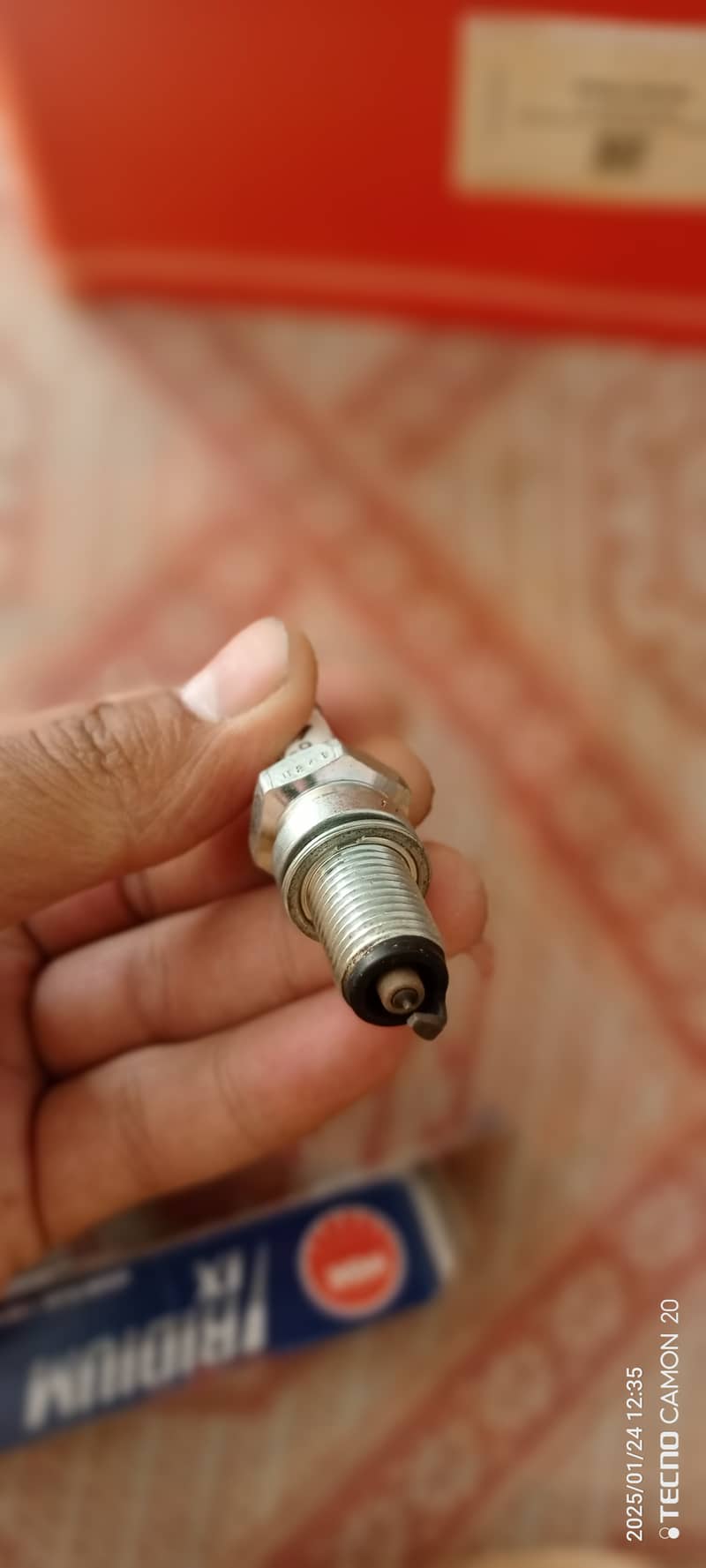 Irridium spark plug for cg125 7