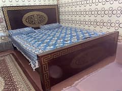 Stylish Bed with Dressing