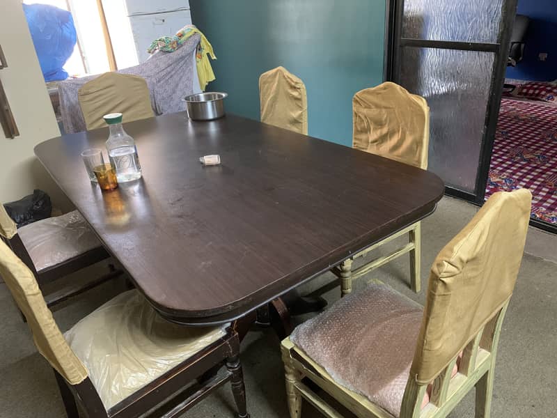 Dining table with 4chair 2