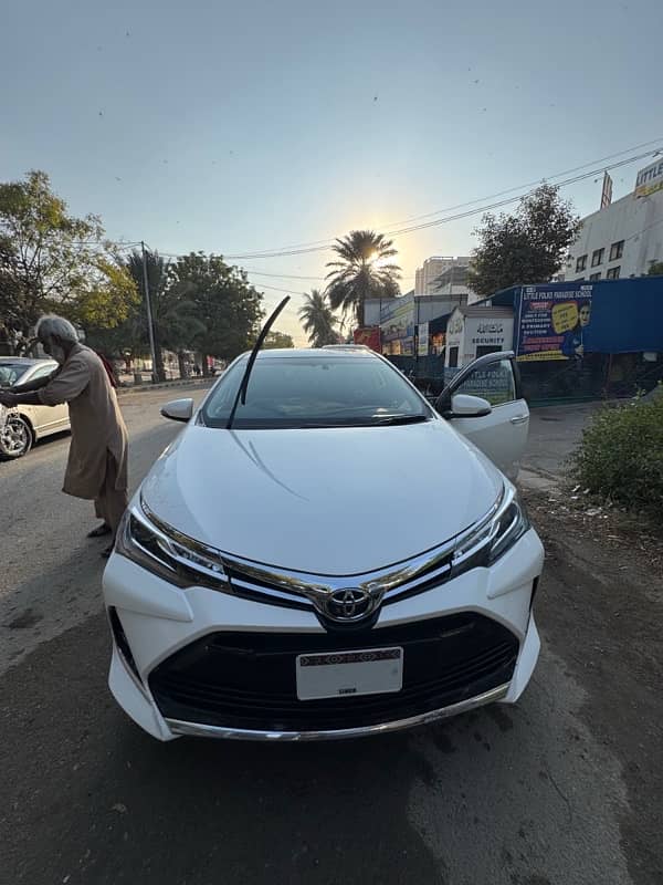 Toyota Altis Grande 2023 black interior 1