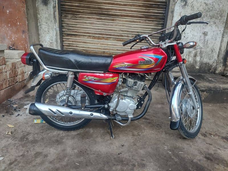 united 125 red colour 2019 mint condition 4