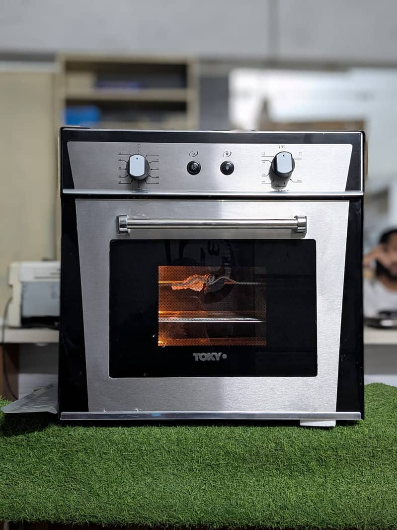 TOKYO 21x21 Gas Built-in Oven - Matt Black 0