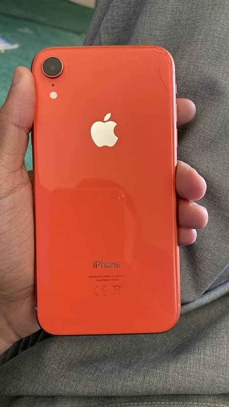 Apple Iphone xr pta approved Orange colour 128gb 94 battery health 1