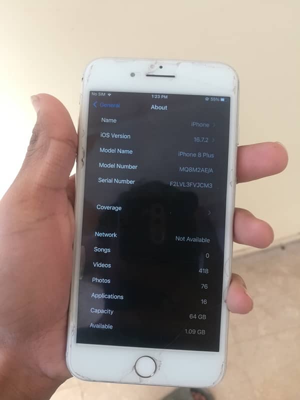 Iphone 8 Plus 64 GB Non PTA 3