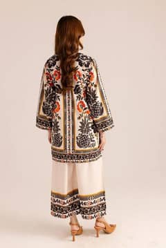 Stunning women's printed stitched shirt and trousers