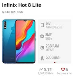 infinix hot8lite 10.10