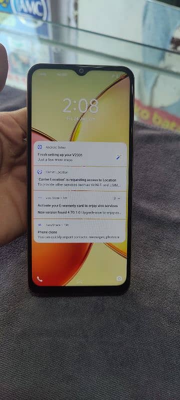 vivo Y17S 4+4/128 GB 10/10 condition box chagr sath 4