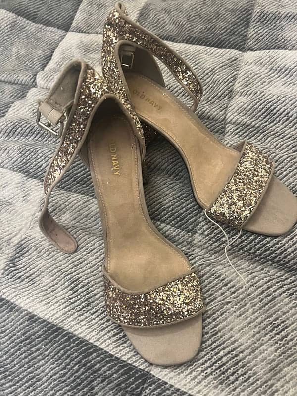 Old navy Sparkly Heels Original unused from Canada 6