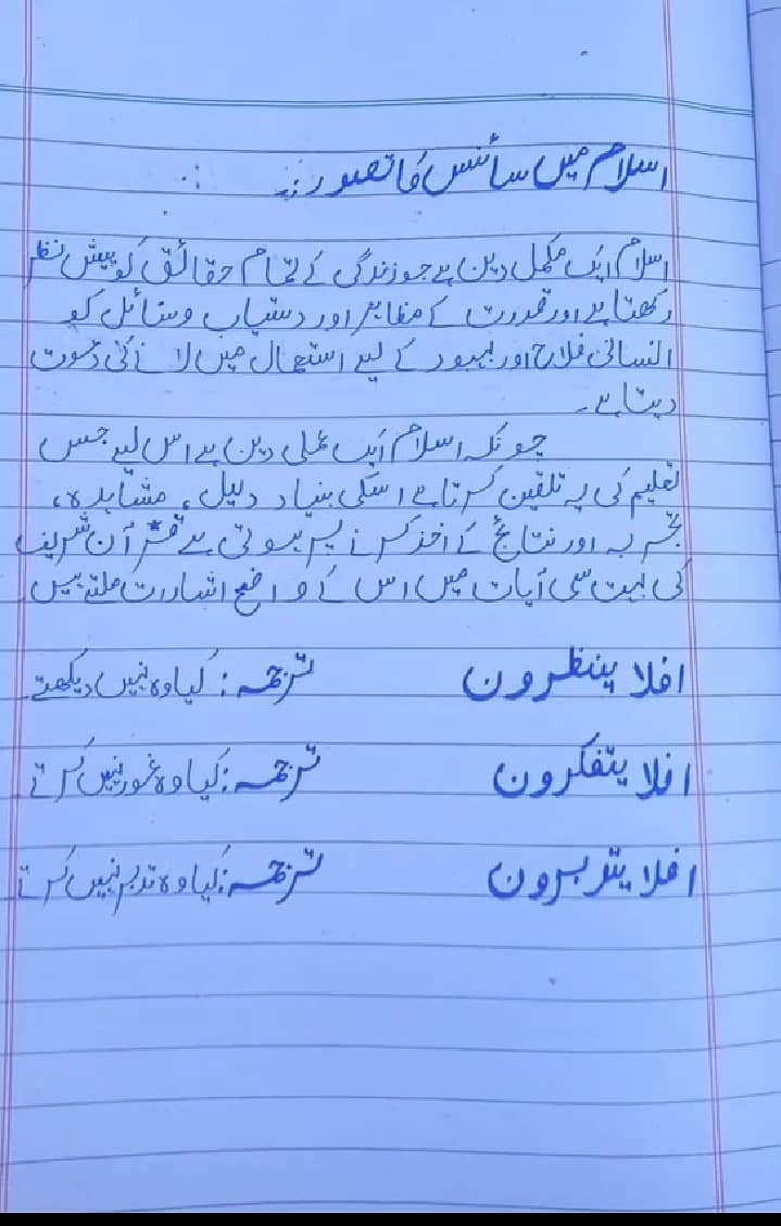 Professional Urdu & english assignment work in low cast 9