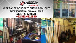 SNOOKER CUSES\STICK\BALLS\TABLES\POOL\BILLIARDs\ORIENTSPORTS