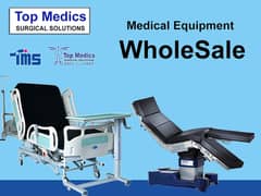 Defibrillator/Ventilator/ Anesthesia Machine/ OT table/ Hospital bed