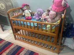 wooden swim babay cot like new