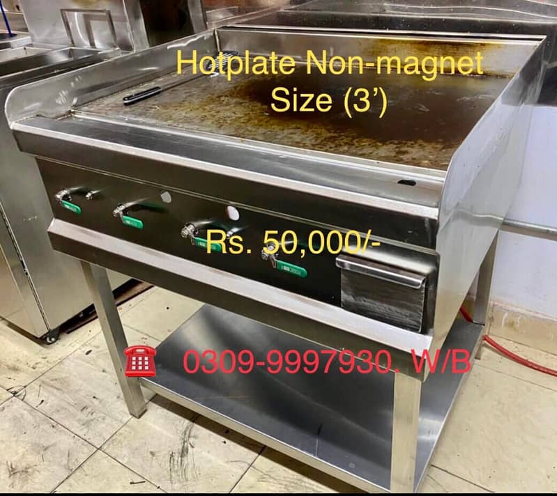 fryer/Exhasting Hood/resturant equipment/Cutting table/breading table 6