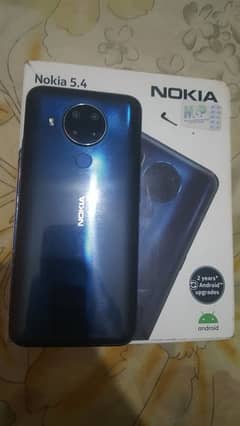 Nokia 5.4 he 4gp ram he rom 128 he box Sath he